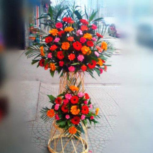 雙層開業(yè)花籃